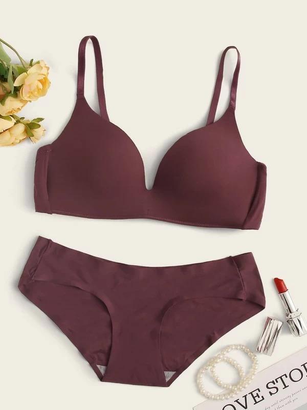 ADJUSTABLE STRAP LINGERIE SET